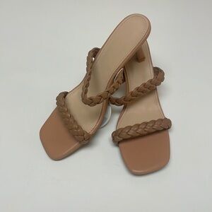Braided Low Heeled Sandals